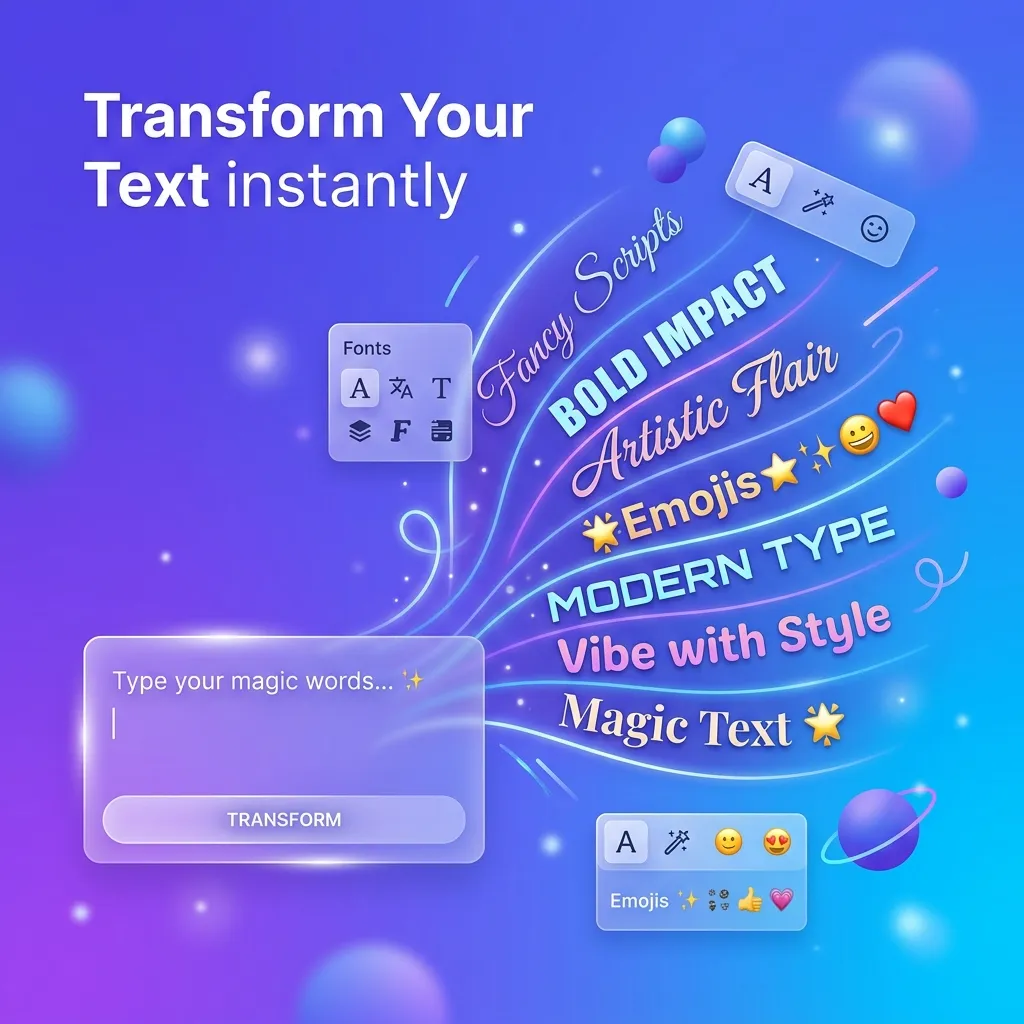 Fancy Text Generator and Text Decorator Tool